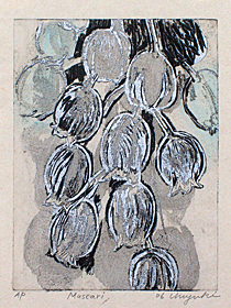 木を使ったリトグラフ