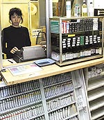 画材販売コーナー