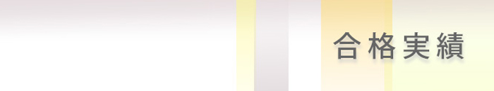 入試合格実績