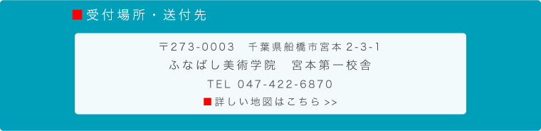 受付場所・送付先