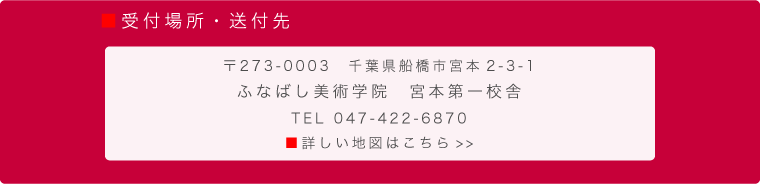 受付場所・送付先