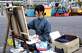 屋外実習　風景作品