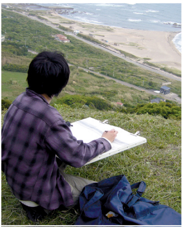 油画科 美術研修旅行 授業風景