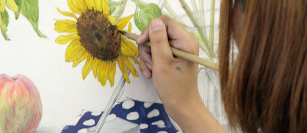 昼間部 日本画科 生徒作品